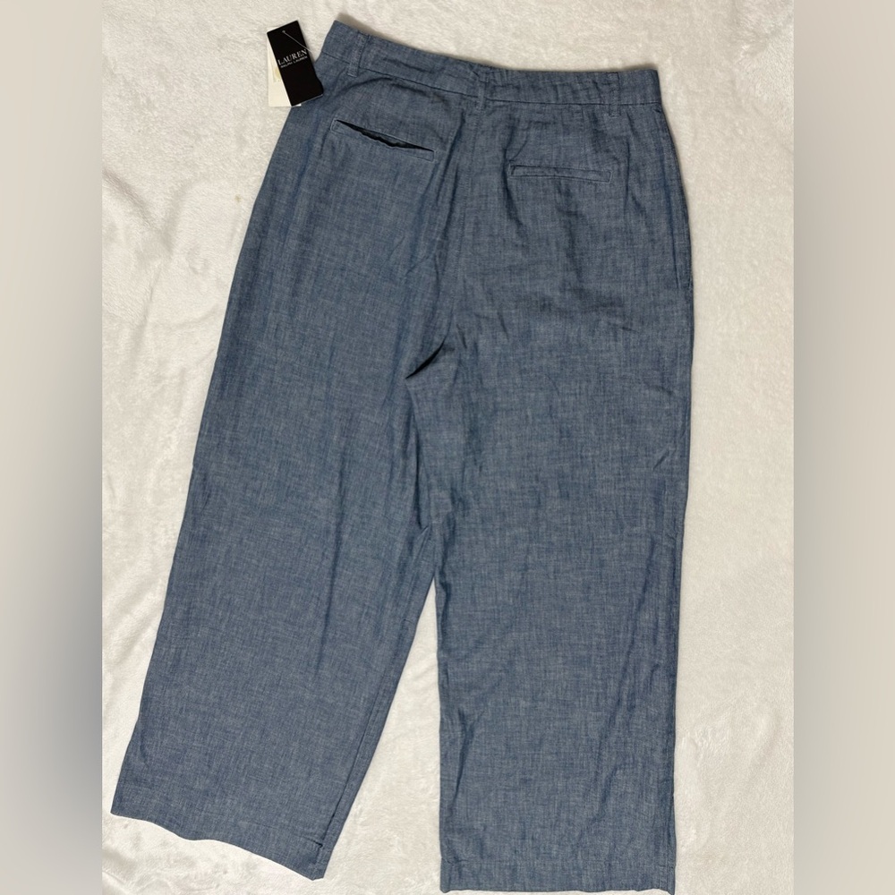 Lauren Ralph Lauren, Chambray Trousers - Picture 5 of 14